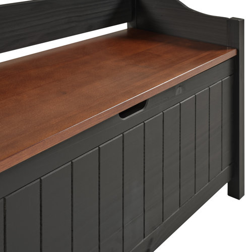 Red Barrel Studio® Solid Wood Flip Top Storage Bench & Reviews Wayfair